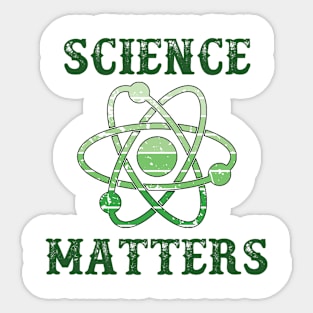 Science Matters in Green Sticker